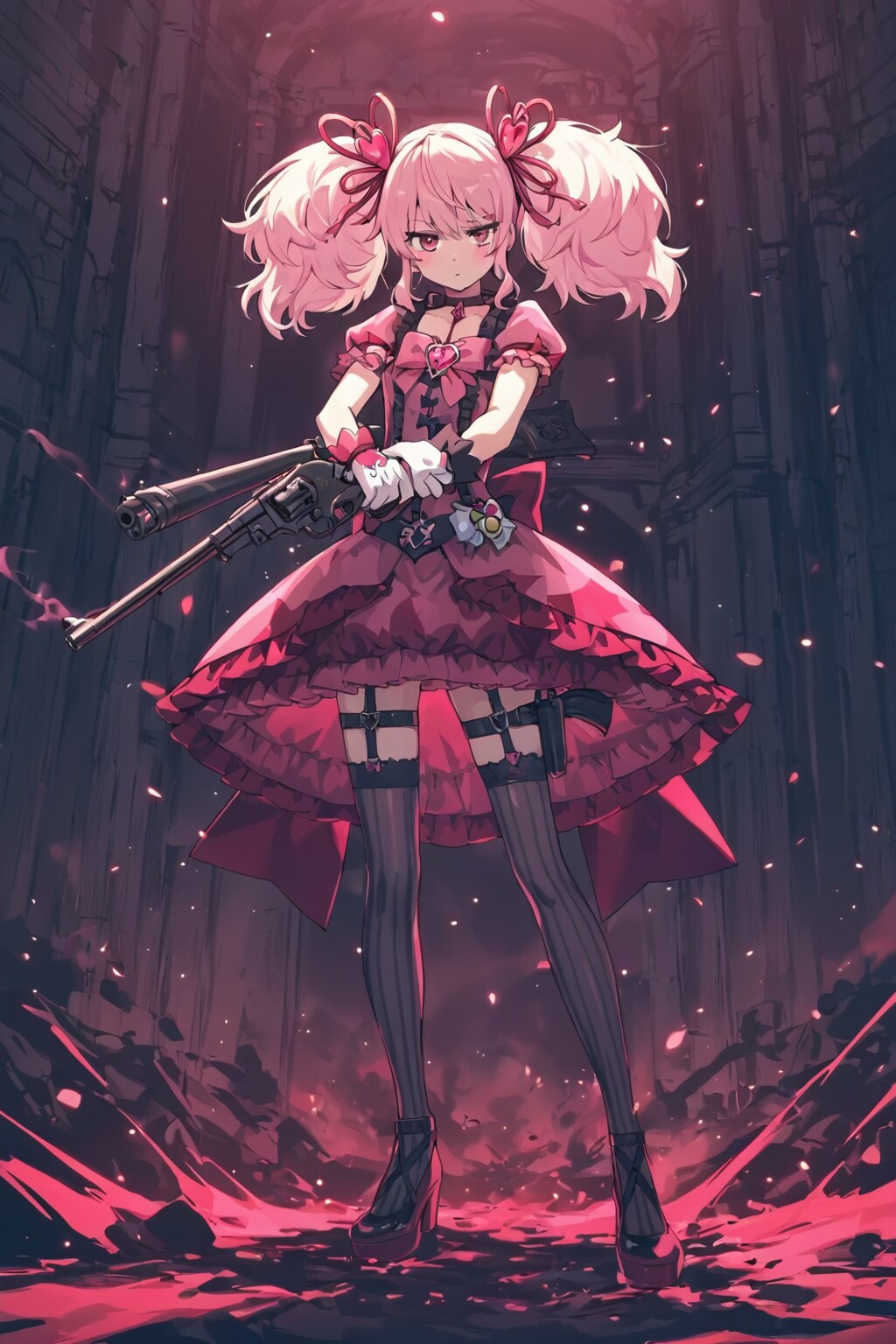 闇堕ちっぽい魔法少女