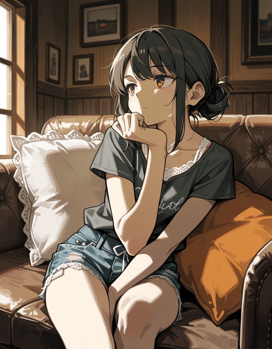 物憂げな子