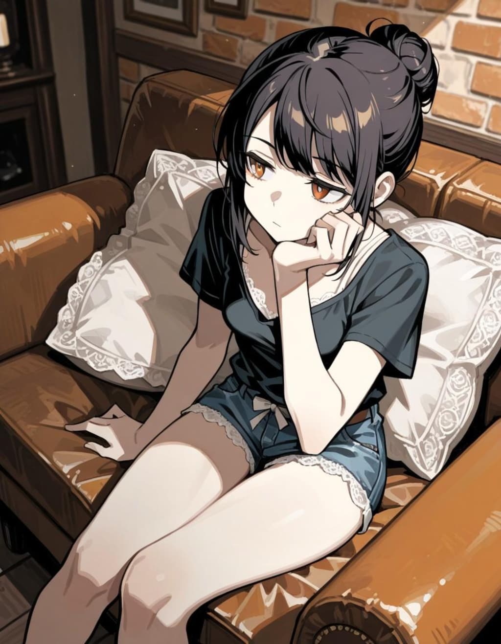 物憂げな子