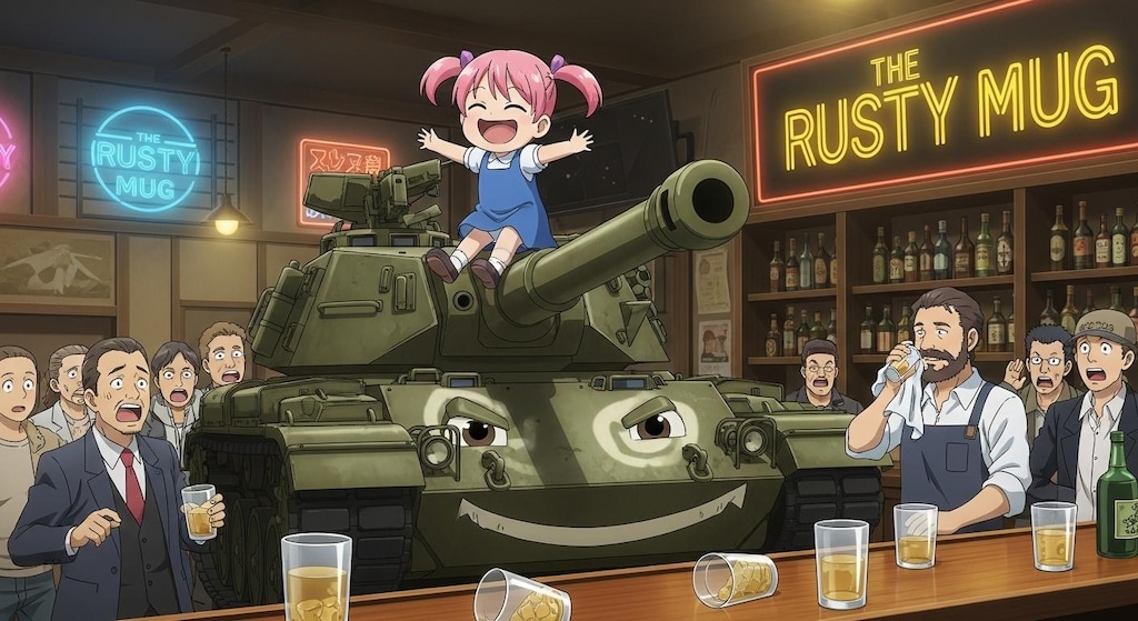 幼稚園児と戦車が意気投合