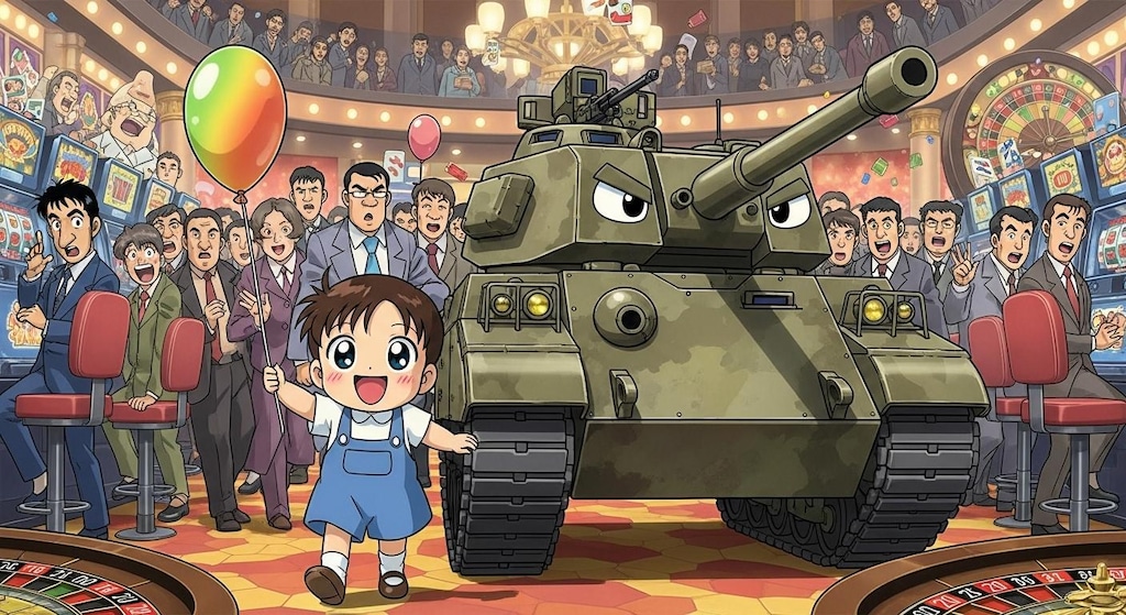 幼稚園児と戦車が意気投合