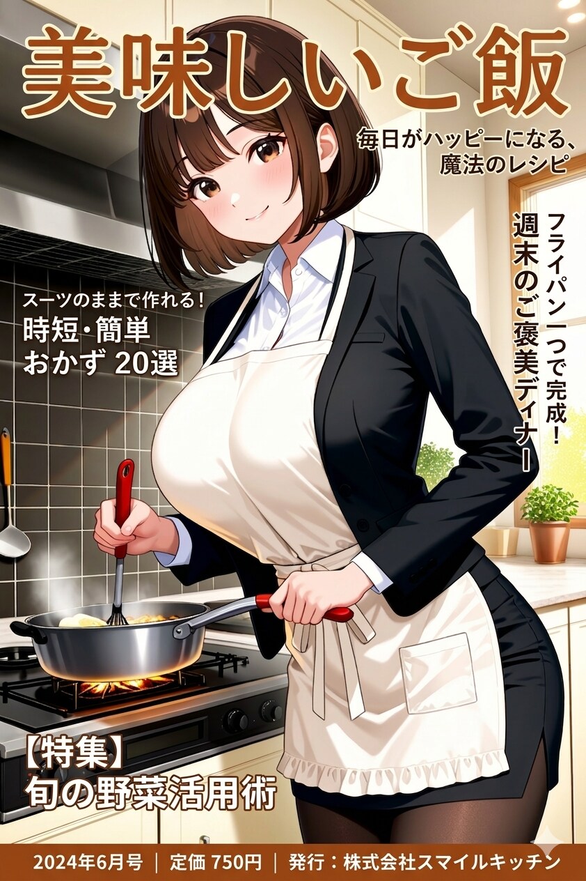 料理雑誌とアキちゃん