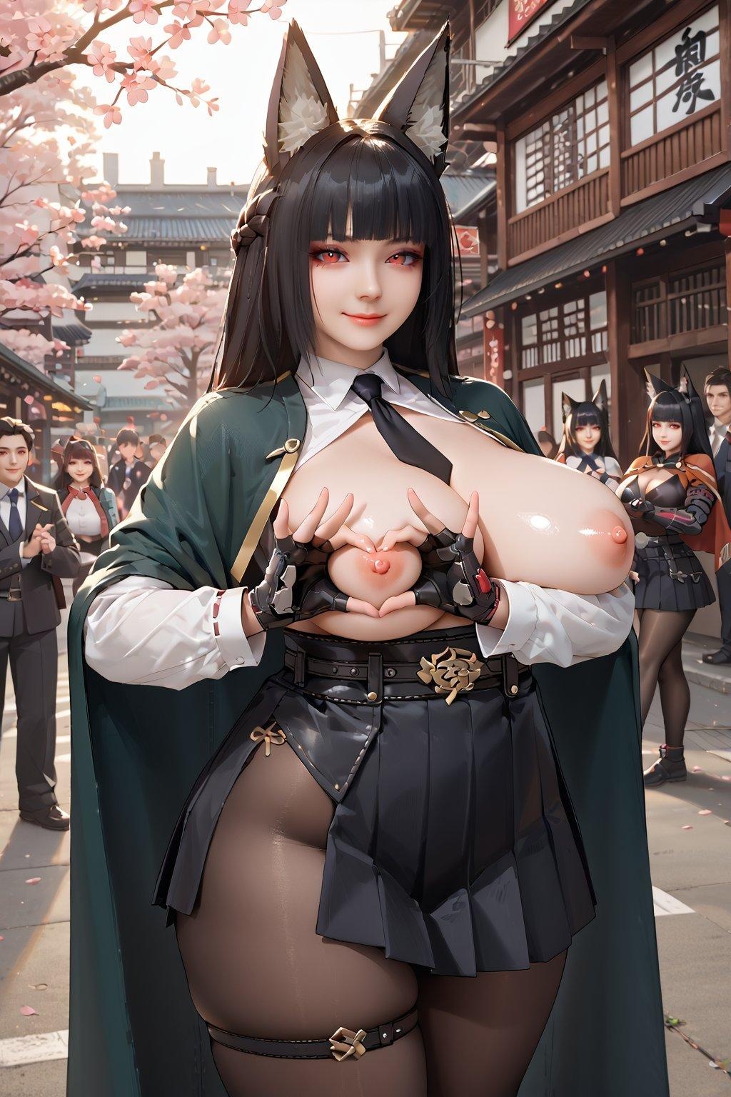 Miyabi heart breast