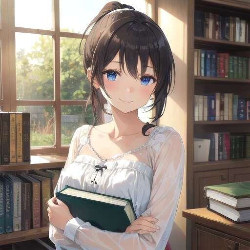 本が好き | の人気AIイラスト・グラビア