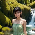 川で涼む No.2 3枚目