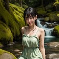 川で涼む No.2 5枚目