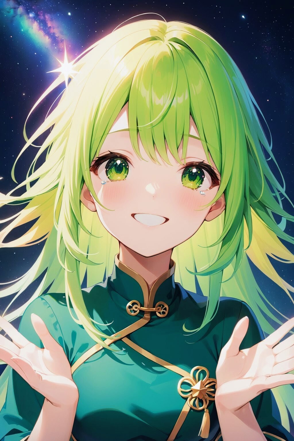 おかえりっ❗EMERALDちゃん | の人気AIイラスト・グラビア