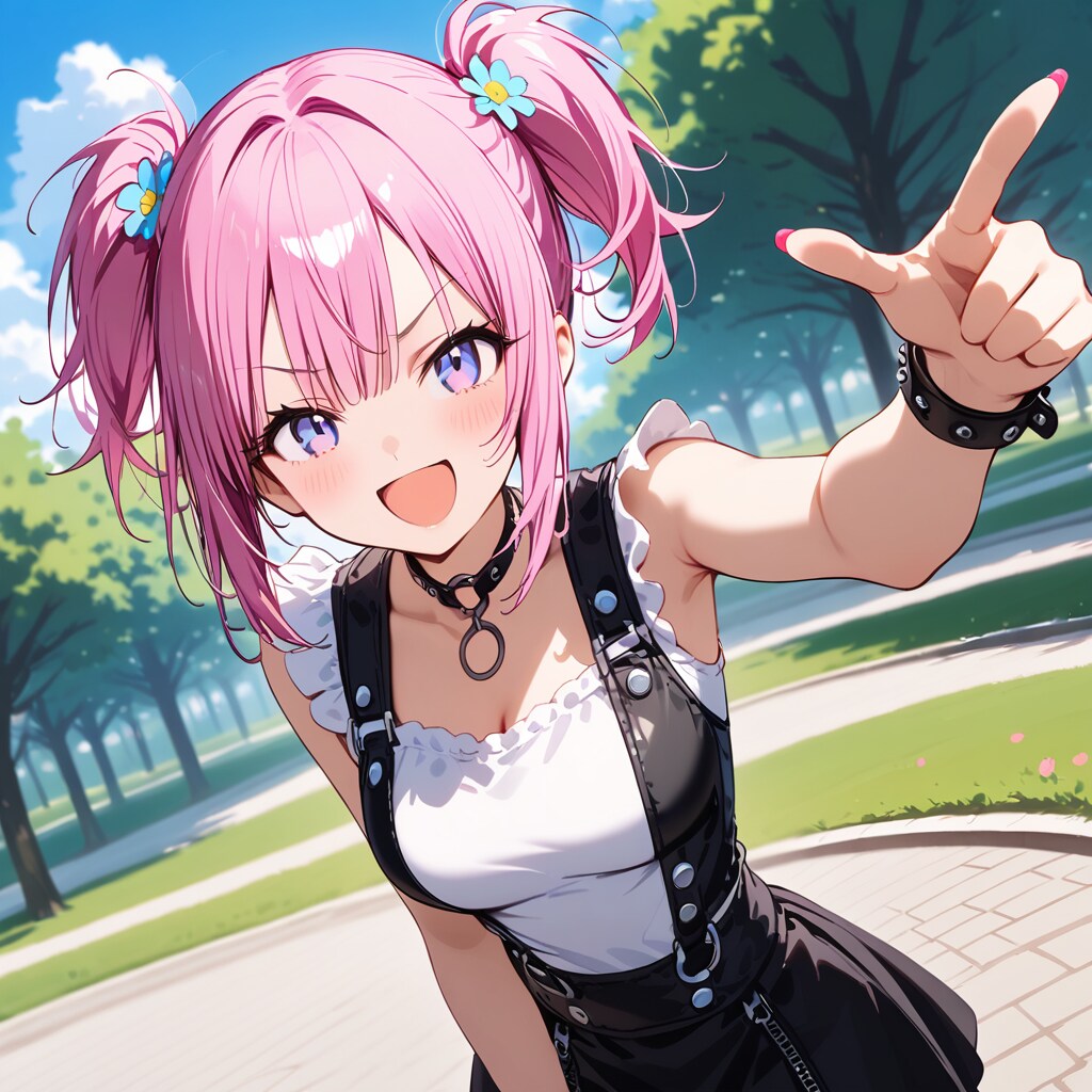 ピンクヘアー