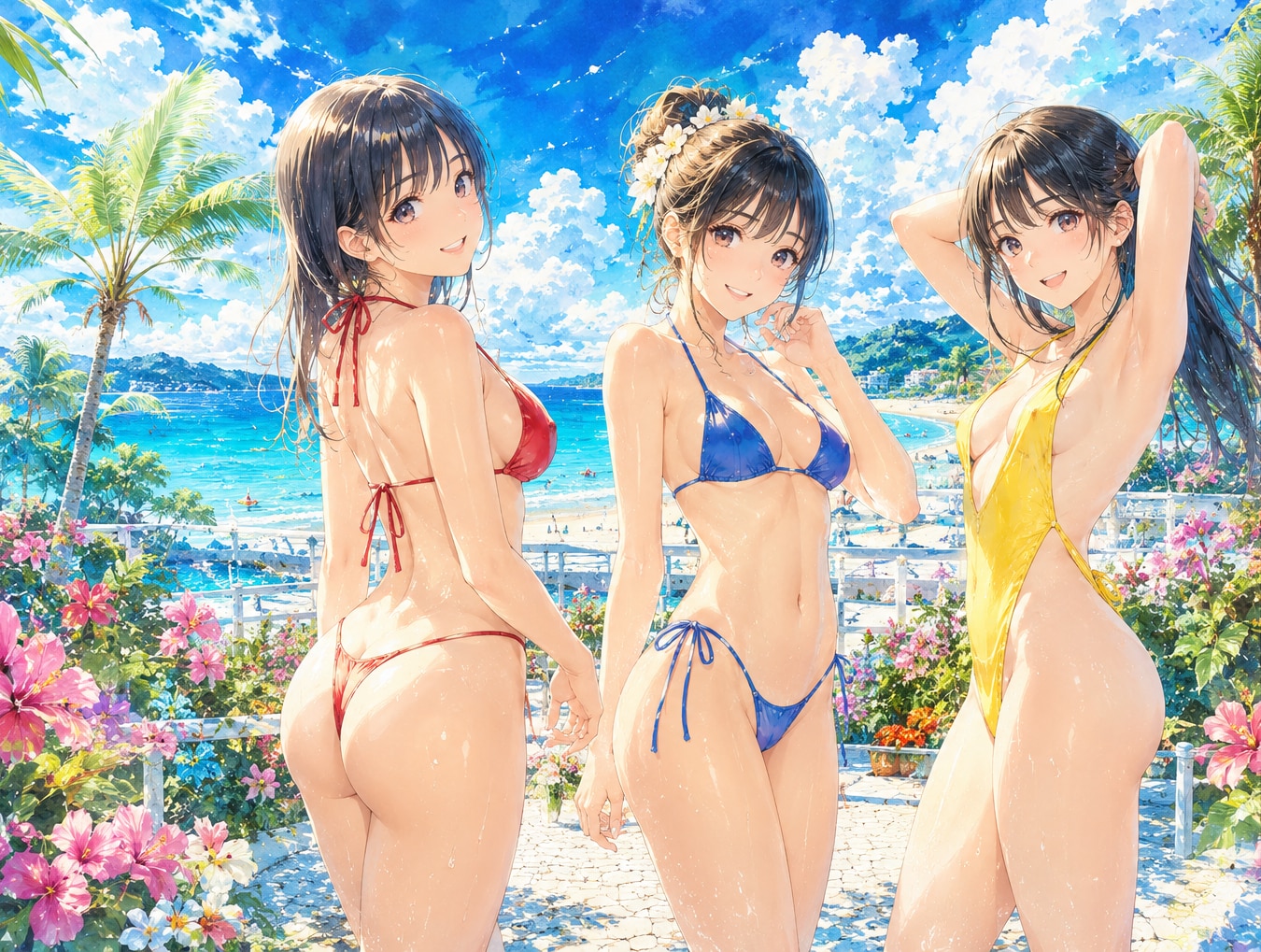 ﾁｬｯﾋﾟｰﾁｬﾚﾝｼﾞ 水着美女