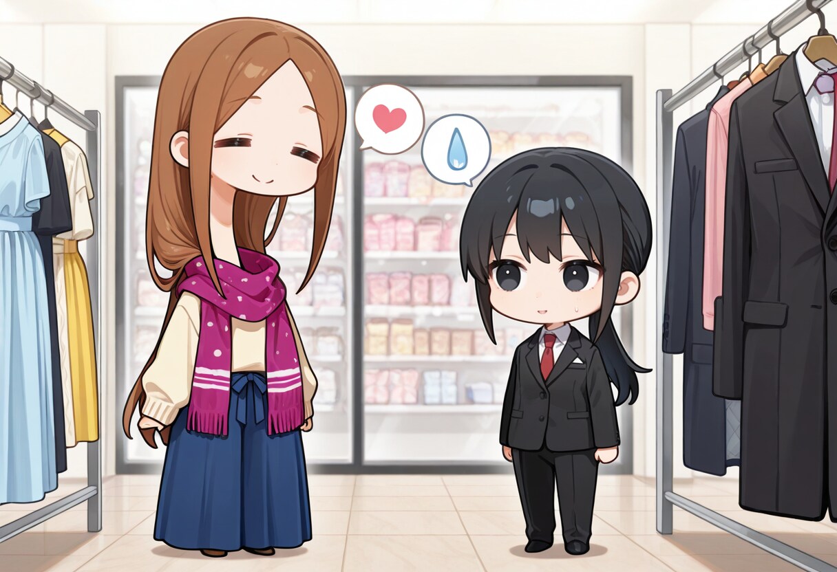 ろくろ首さんとマフラー
