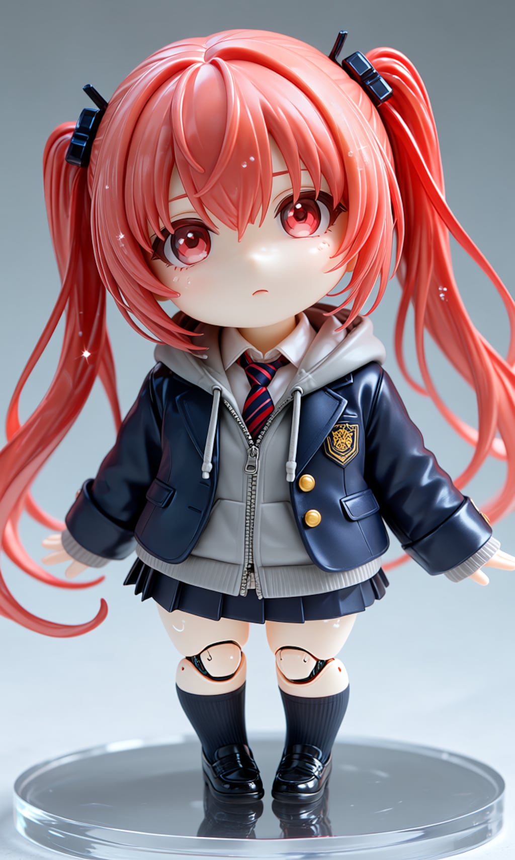 異世界制服少女達　メカ娘　ガトリング使いの少女　アクリルねんどろいど