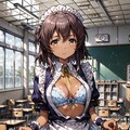 何で教室にメイドさんが 6枚目