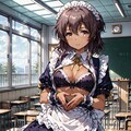 何で教室にメイドさんが 5枚目