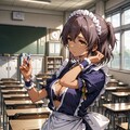 何で教室にメイドさんが 9枚目