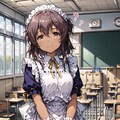 何で教室にメイドさんが 3枚目