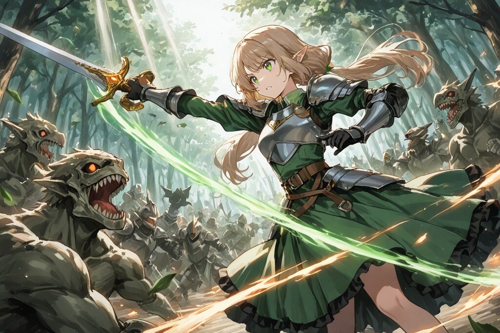 森を守るエルフ