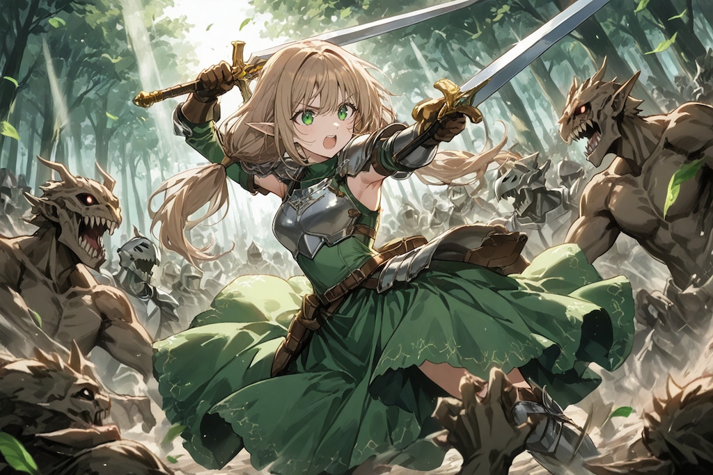 森を守るエルフ