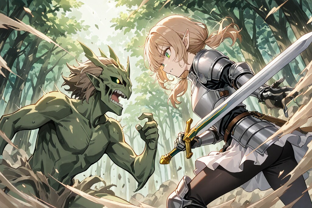 森を守るエルフ