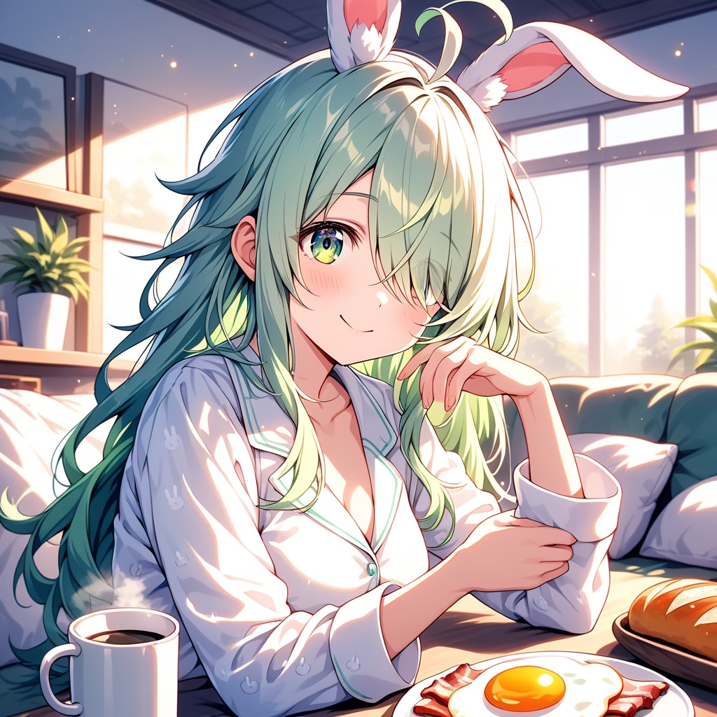 朝のゆっくりした時間好きー