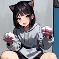 ねこニャンポーズその2 4枚目