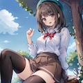バトルで負けたから約束ね.../// 3枚目
