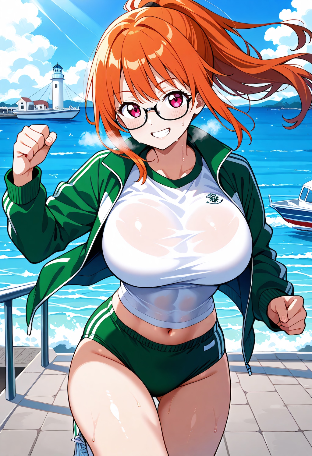 【今日の腹筋】朝焼けランニング