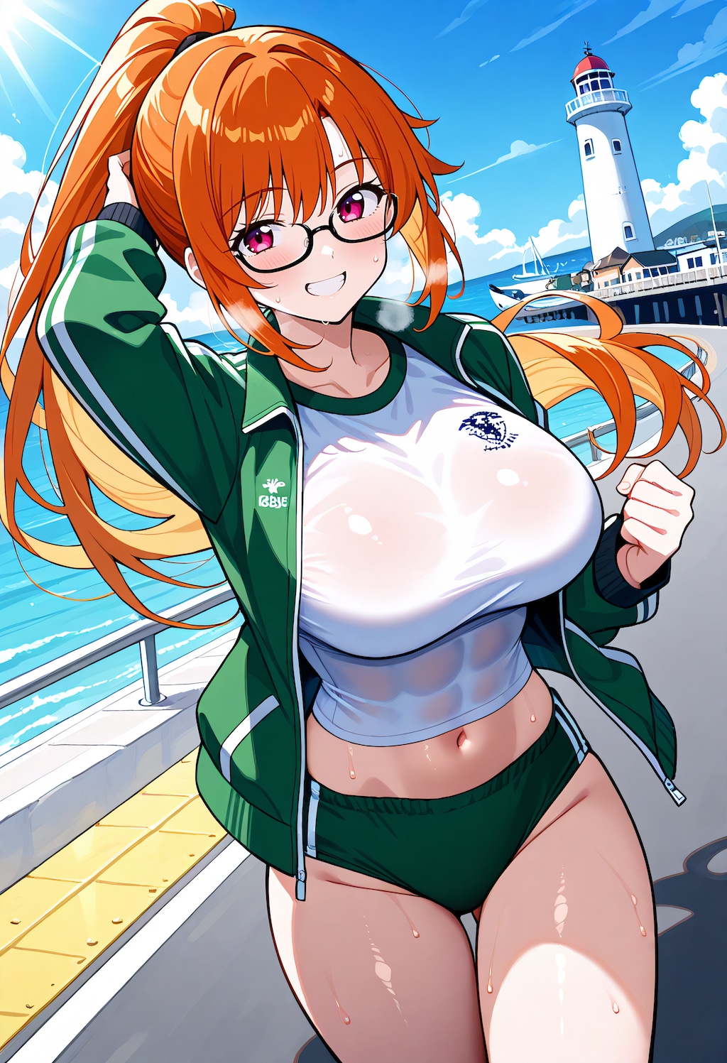 【今日の腹筋】朝焼けランニング