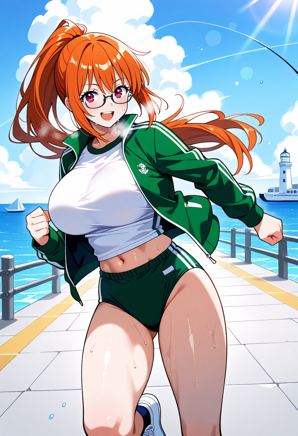 【今日の腹筋】朝焼けランニング