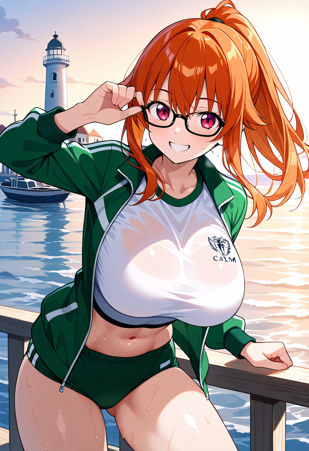 【今日の腹筋】朝焼けランニング