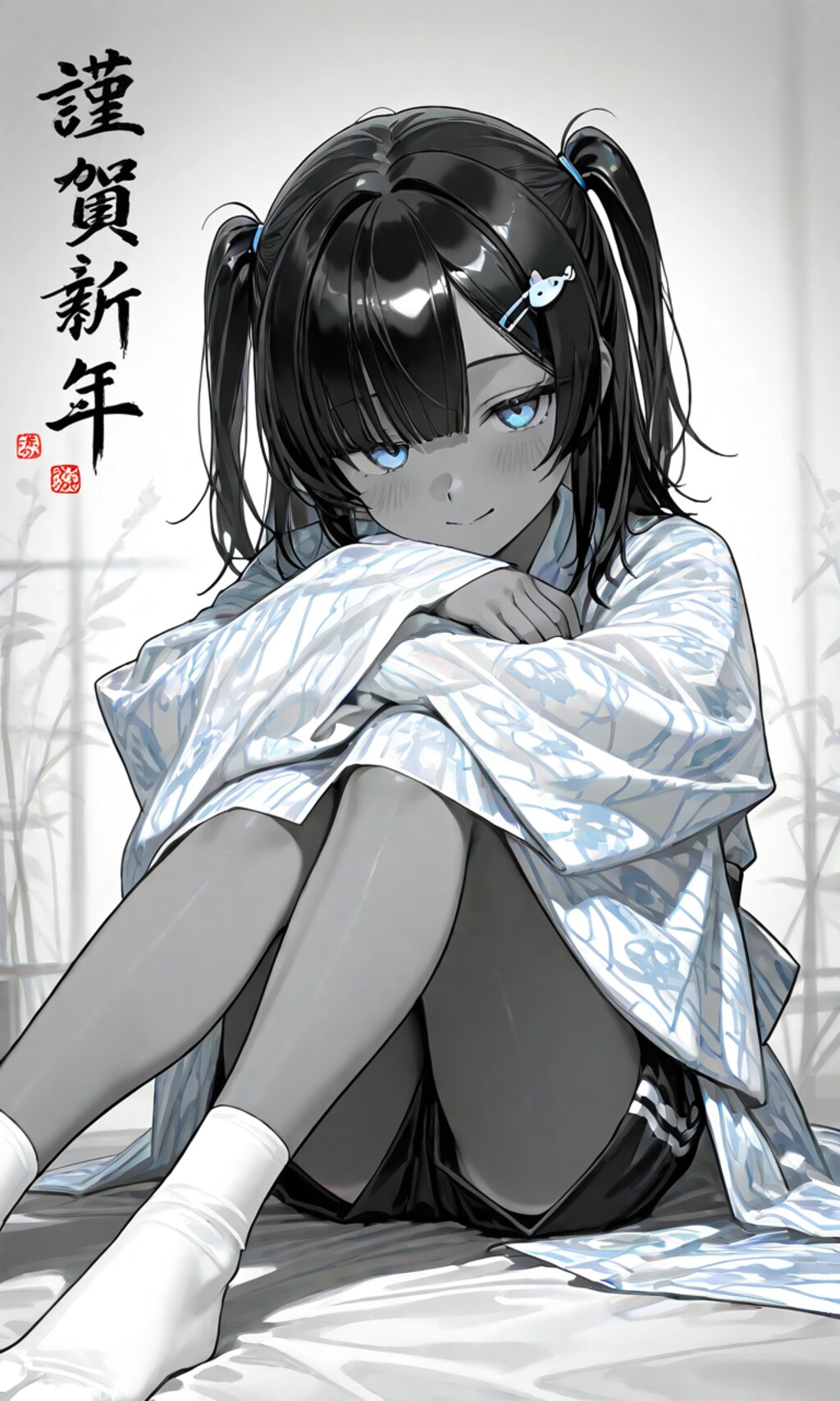 水墨画風こなつちゃん