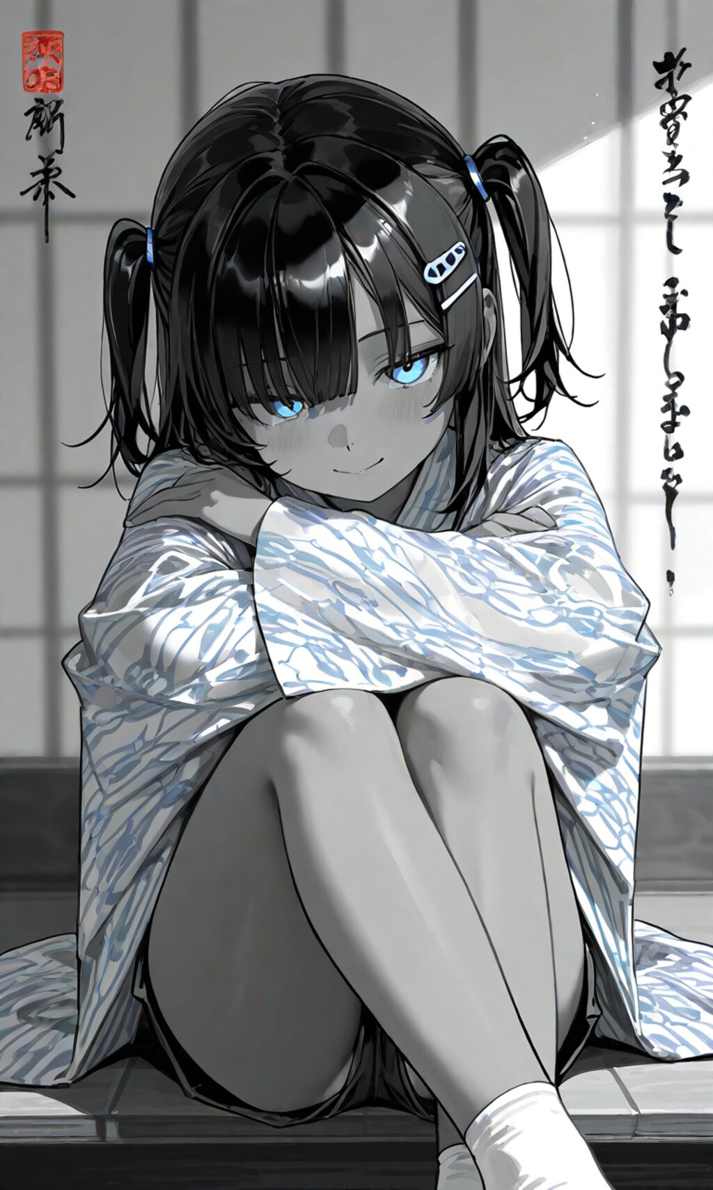 水墨画風こなつちゃん