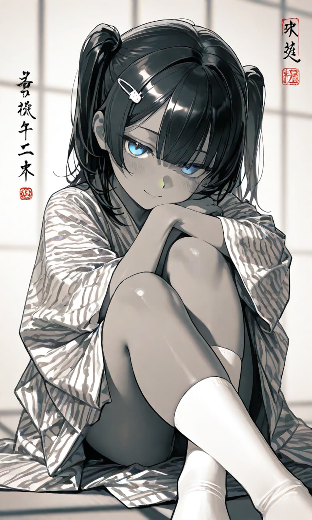 水墨画風こなつちゃん