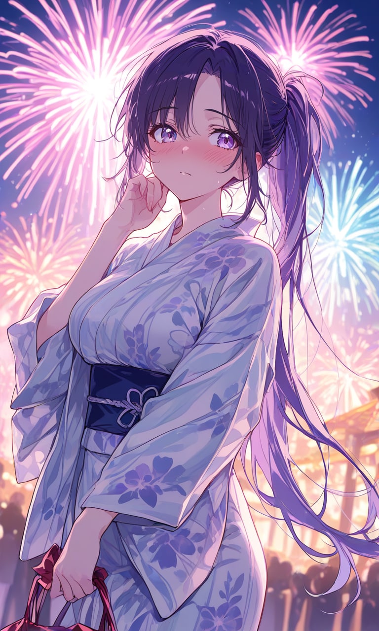どきぃ「え、そ、そうねキレイね、花火」