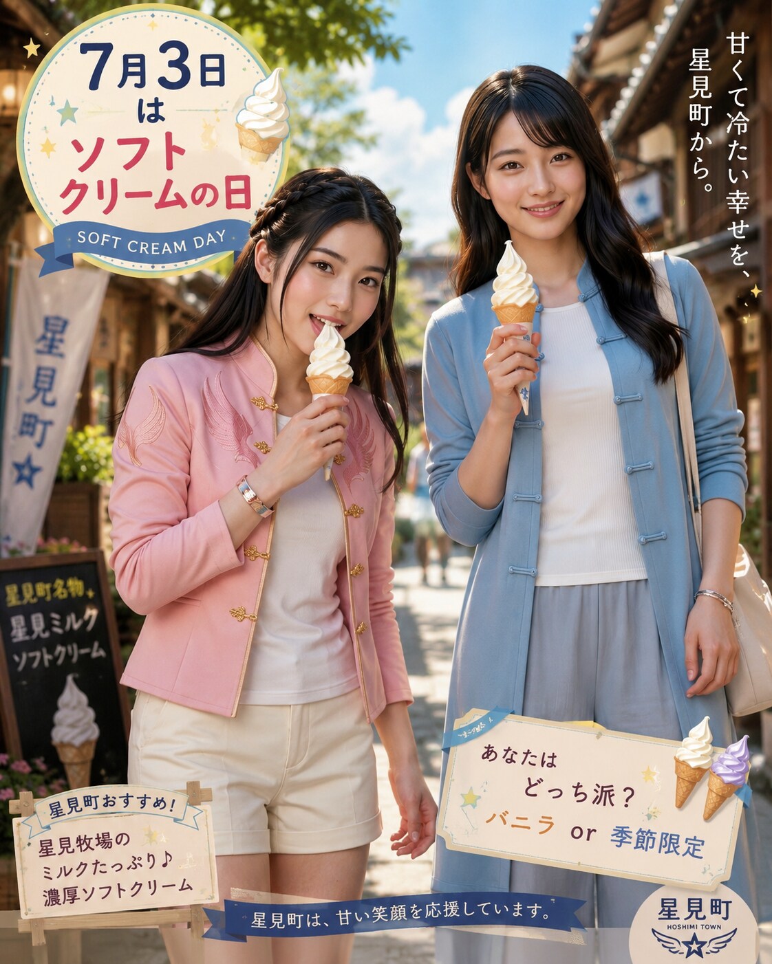 ７月３日は「ソフトクリームの日」