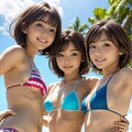 プールで自撮り（２） 4枚目