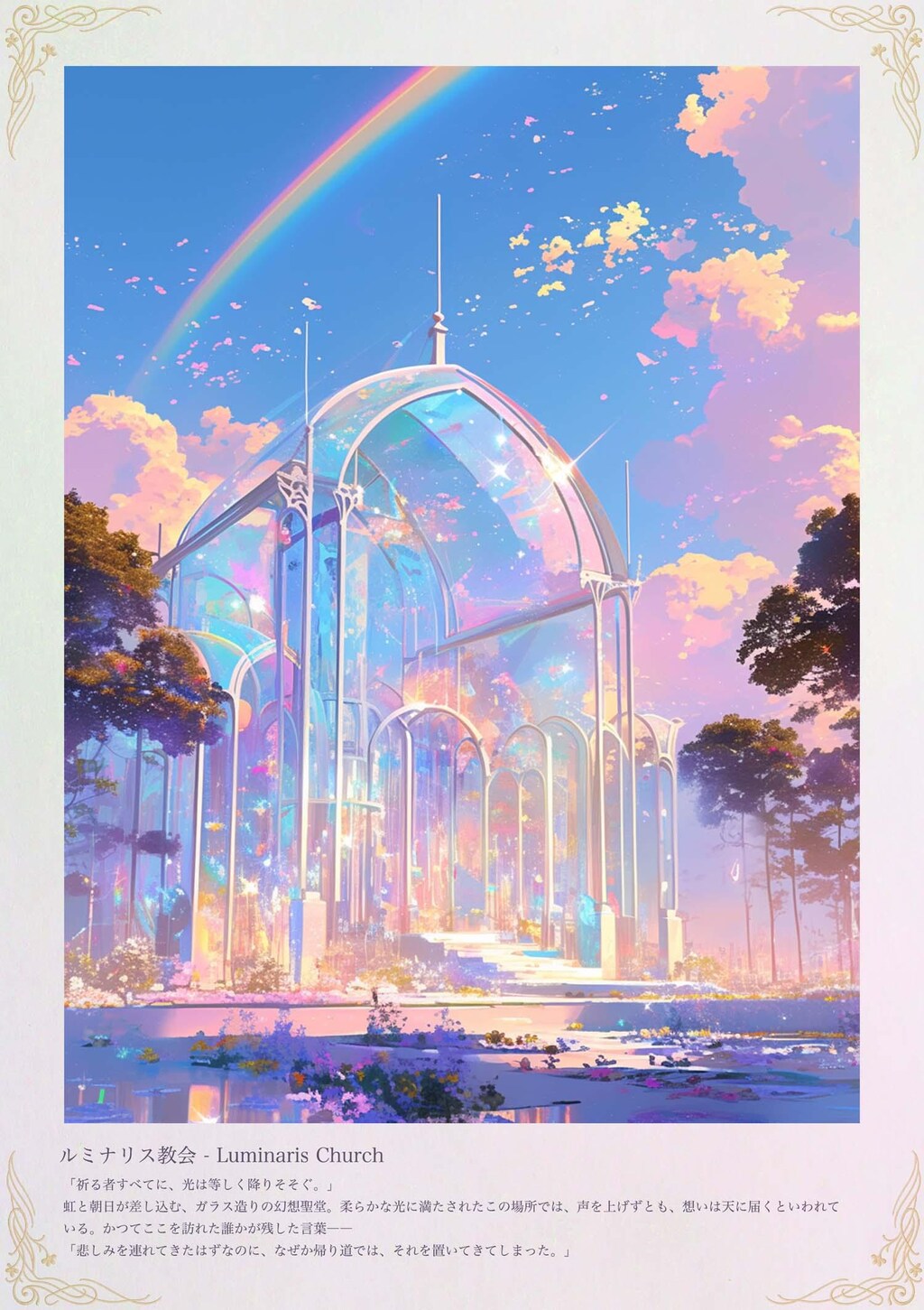 幻想図鑑素材集 vol.1『虹と祈りの間』（配布中📘）