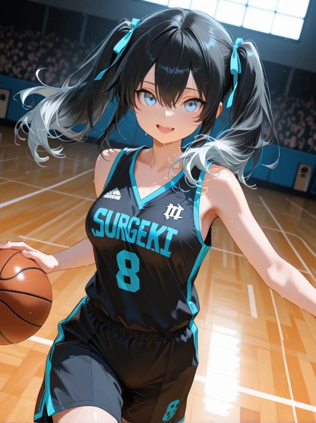 バスケ部助っ人の紗希ちゃん