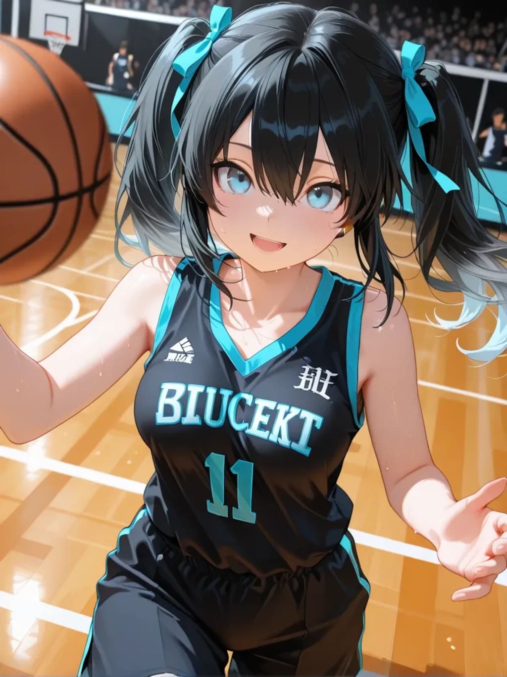 バスケ部助っ人の紗希ちゃん