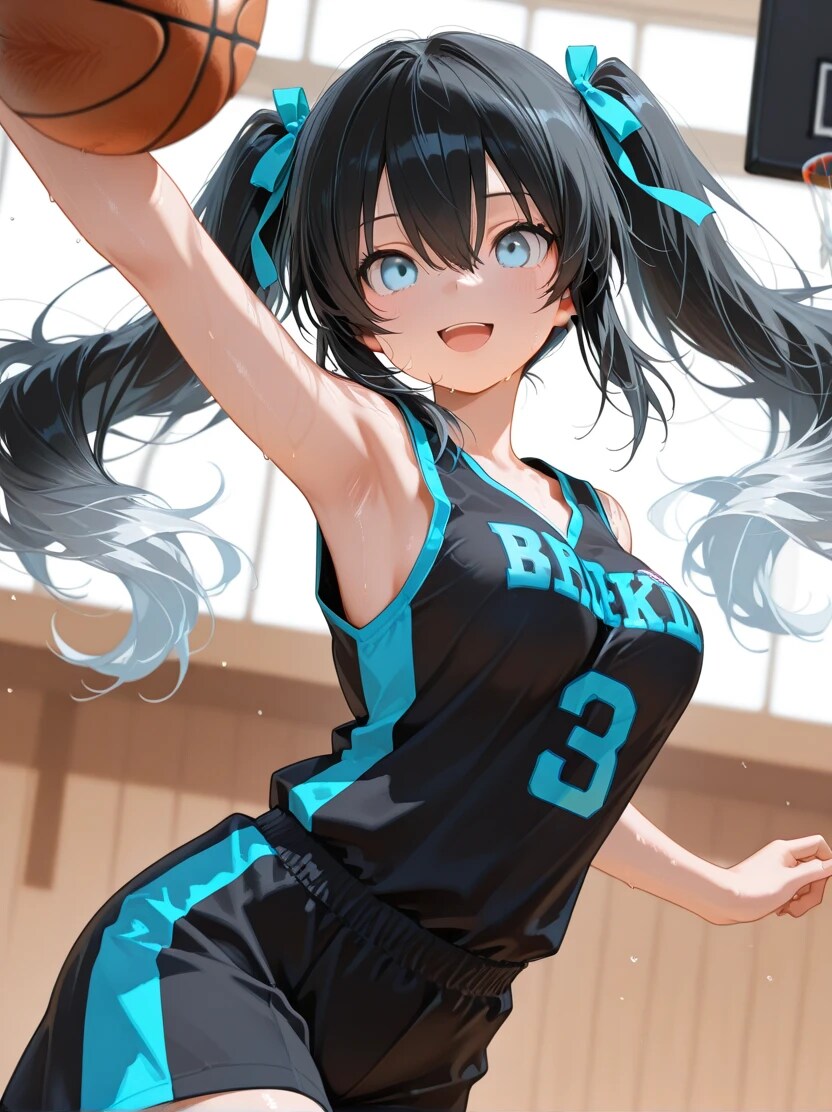 バスケ部助っ人の紗希ちゃん