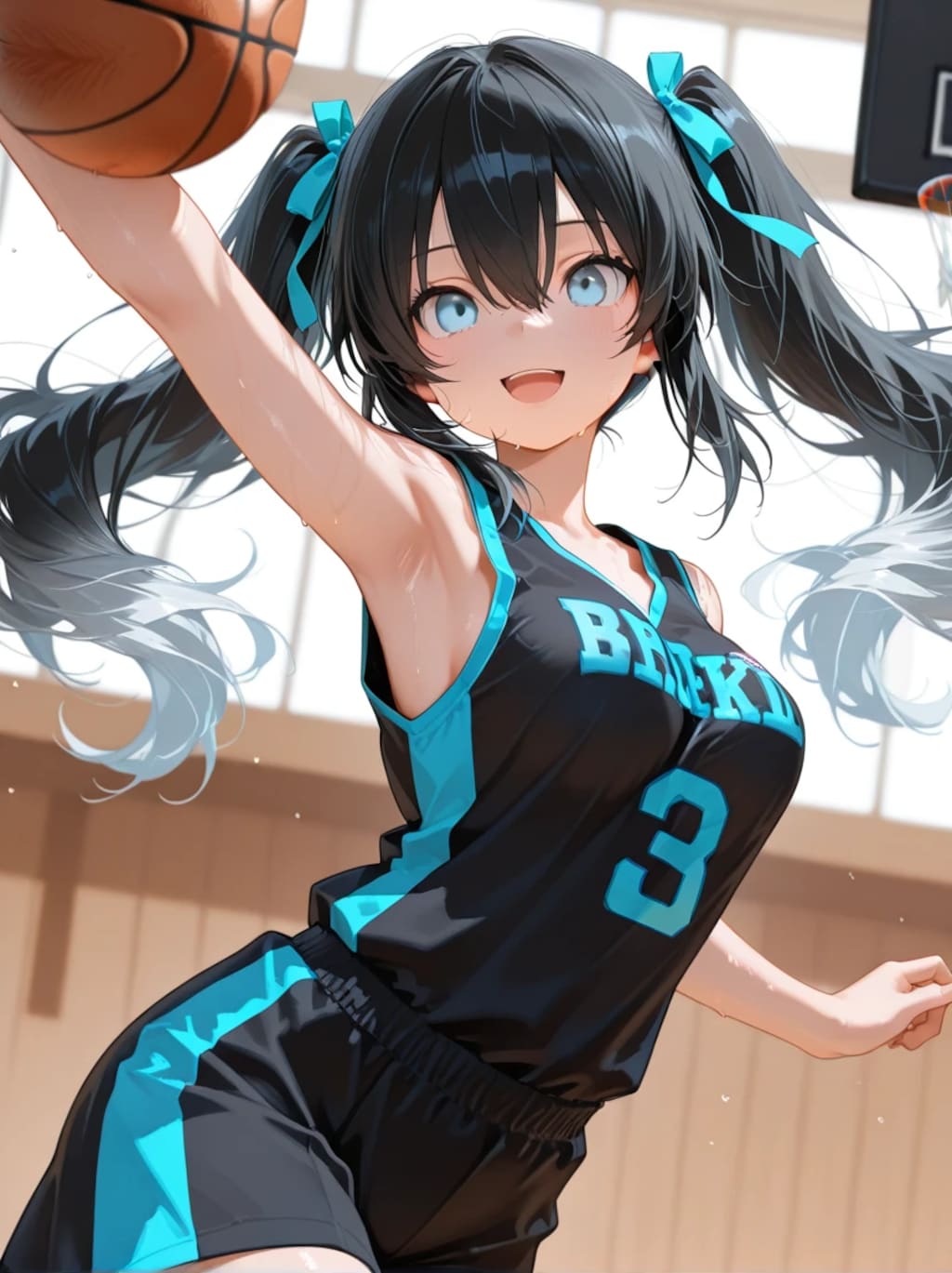バスケ部助っ人の紗希ちゃん