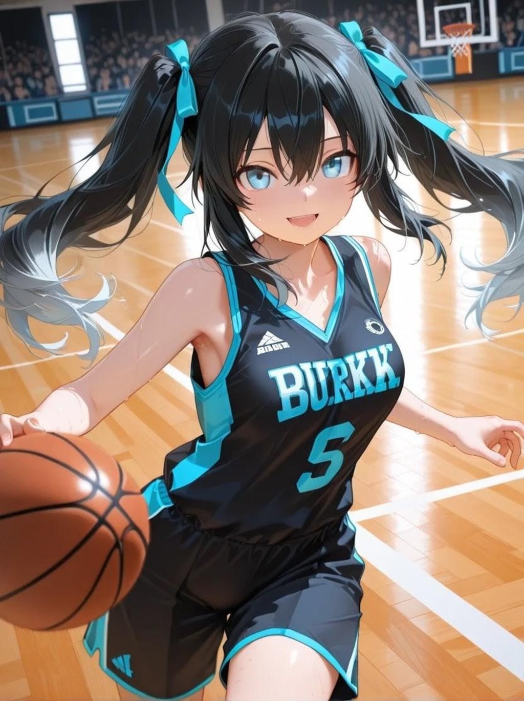バスケ部助っ人の紗希ちゃん