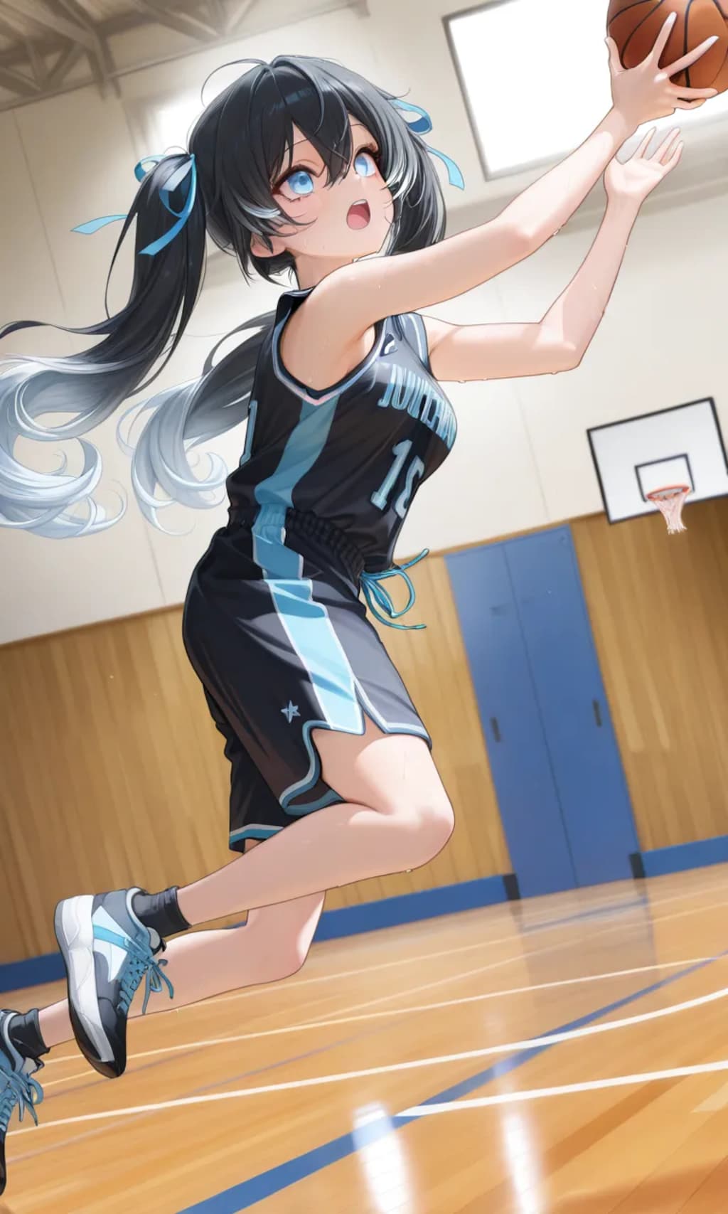 バスケ部助っ人の紗希ちゃん