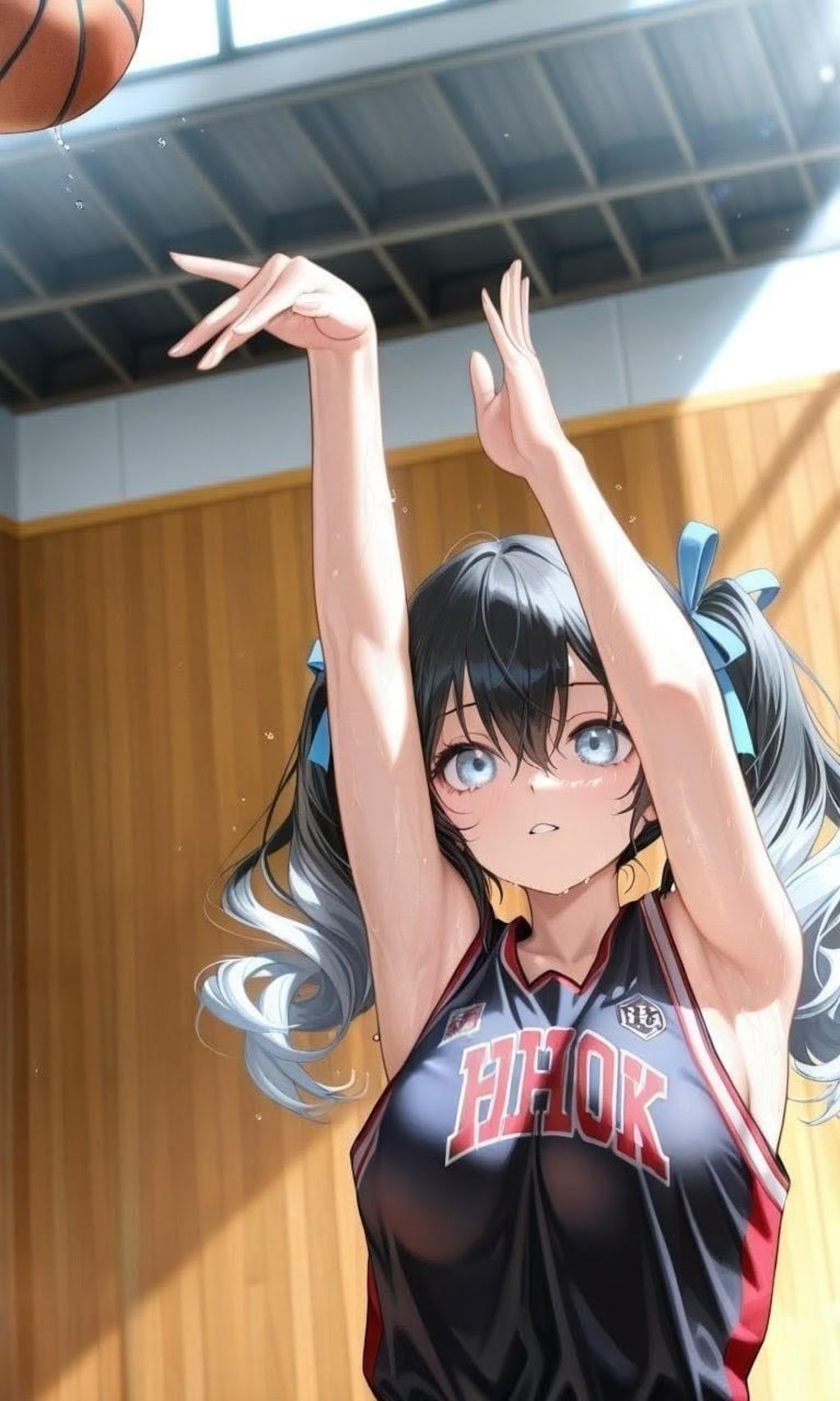 バスケ部助っ人の紗希ちゃん