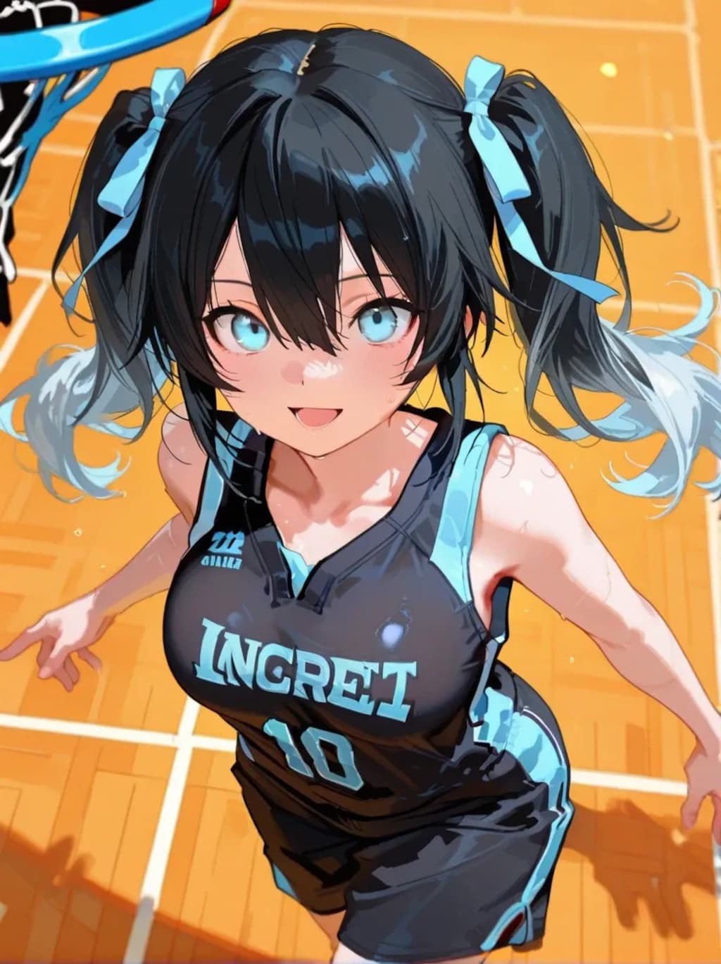 バスケ部助っ人の紗希ちゃん