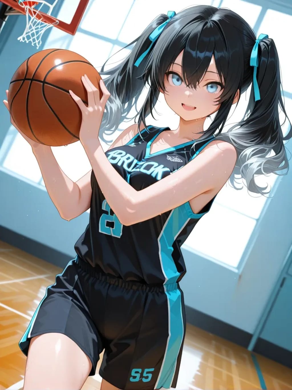 バスケ部助っ人の紗希ちゃん