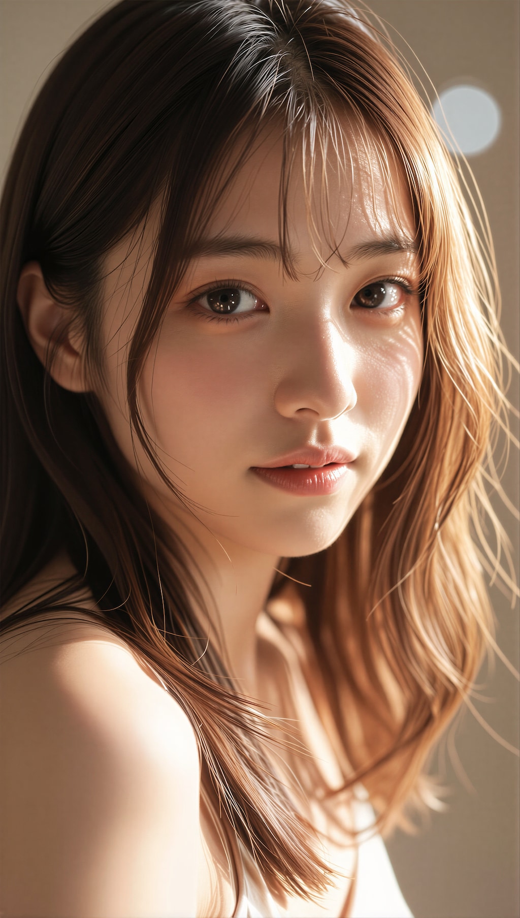 柔らかな髪