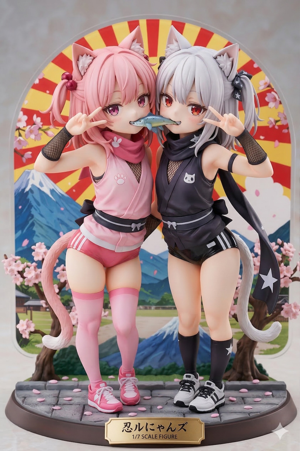 cyan motoさんちのねこちゃんとうちの子忍ルマで忍ルにゃんズ！