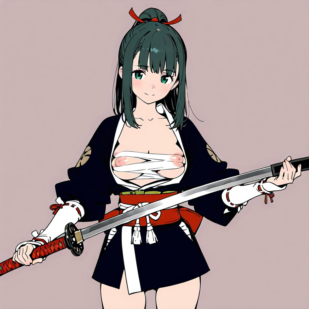 乳圧に負けたサラシ