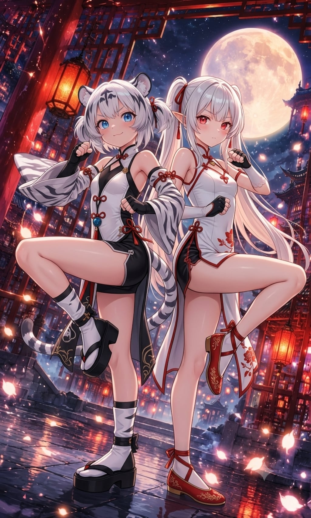 やちまるさんの凛虎さんとシロネさん