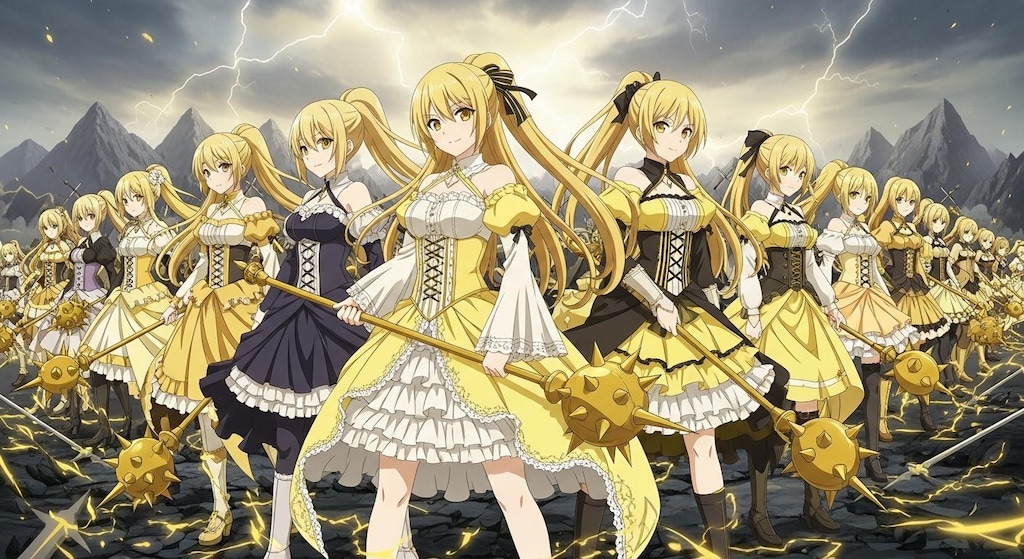 金色メイスで援軍